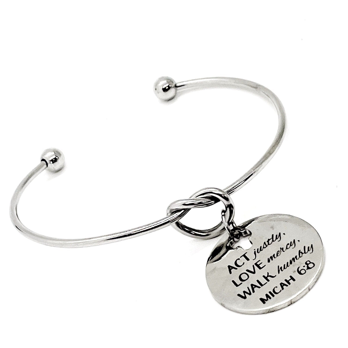 Faith Gift, Act Love Walk Charm Bracelet, Micah 6 8 Scripture Quote, Act Justly, Love Mercy, Walk Humbly, Scripture Jewelry, Daughter Gift