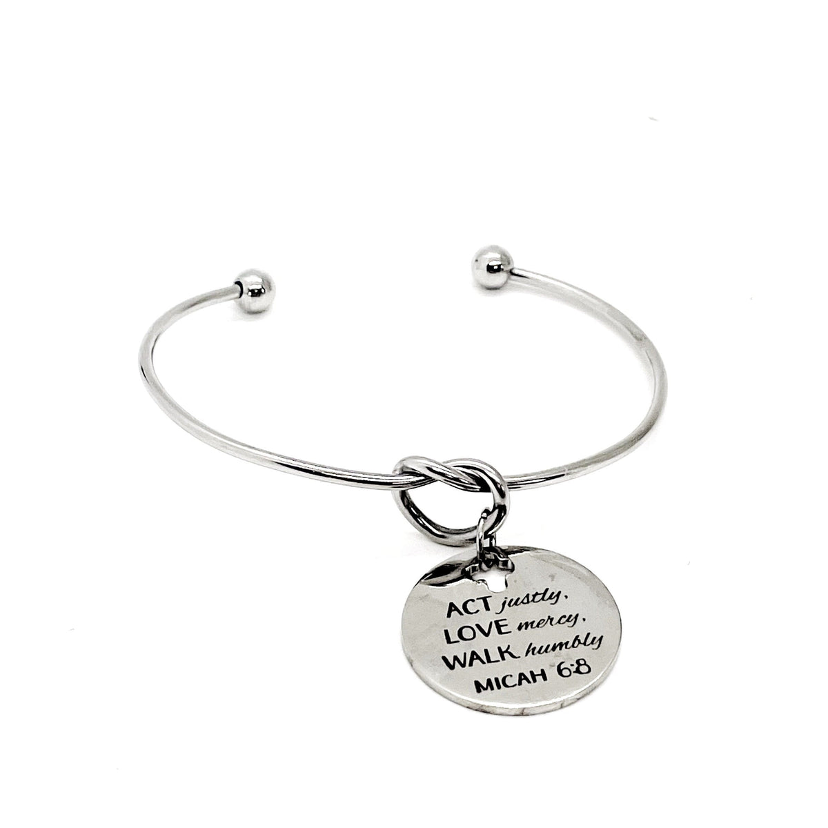Faith Gift, Act Love Walk Charm Bracelet, Micah 6 8 Scripture Quote, Act Justly, Love Mercy, Walk Humbly, Scripture Jewelry, Daughter Gift