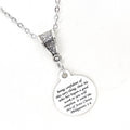 Scripture Gifts, He Who Has Begun A Good Work In You Necklace, Philippians 1 6 Pendant, Scripture Quote, Baptism Gift, Salvation Gift