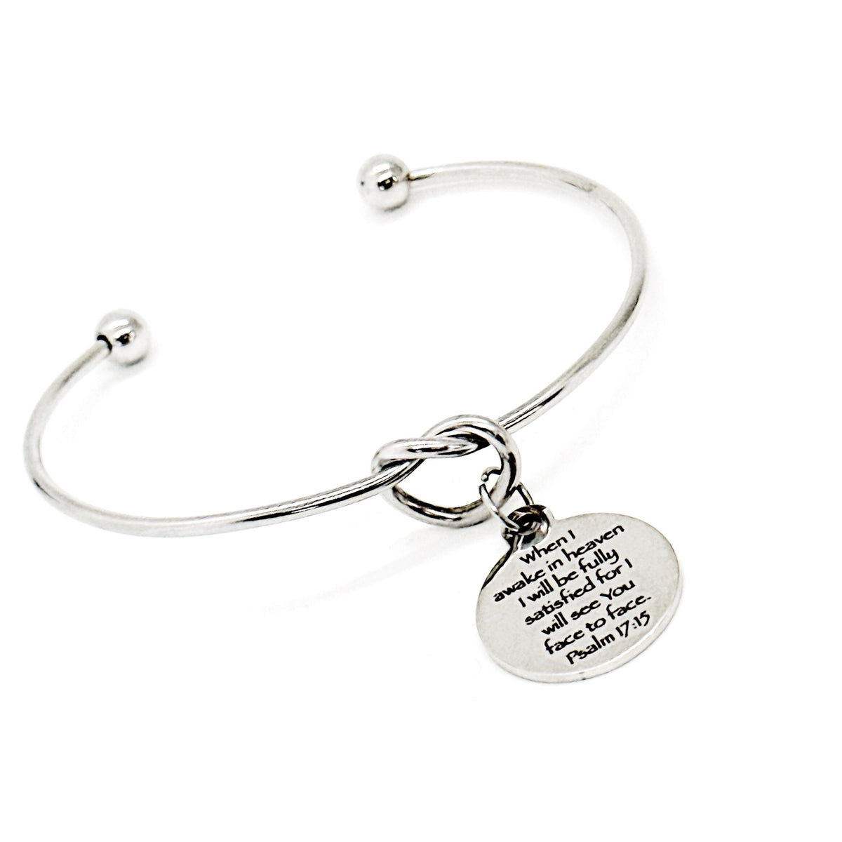 Scripture Gift, I Will See You Face To Face Charm Bracelet, Gift For Her, Scripture Jewelry, Psalm 17 15, Baptism Gift, Bible Verse Quote