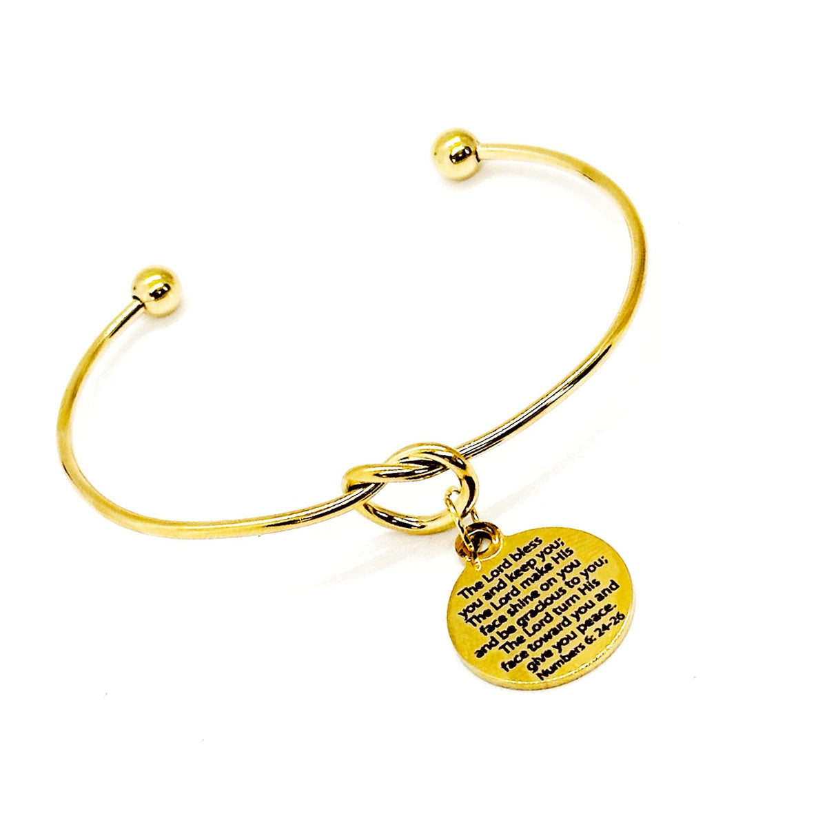 “The Lord Bless You and Keep You” Charm Bracelet — Numbers 6:24
