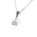 Faith Jewelry, He Heals the Broken Hearted Necklace, Psalm 147 3 Necklace, Scripture Quote, Difficult Times Gift, Sympathy Gift, Christian