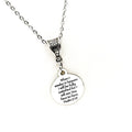 Faith Gift, When I Awake In Heaven Necklace, Psalm 17 15 Necklace, Scripture Gift, Scripture Jewelry, I Will See You Face To Face