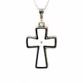 Large Mustard Seed Cross Necklace, Mustard Seed Faith, Large Cross Pendant, Matthew 17 20 Jewelry, Christian Jewelry, Faith Jewelry Gift