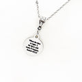 When The Time Is Right God Will Make It Happen Necklace, Faith Gift, Isaiah 60 22, Scripture Gifts, Christian Jewelry, Scripture Jewelry