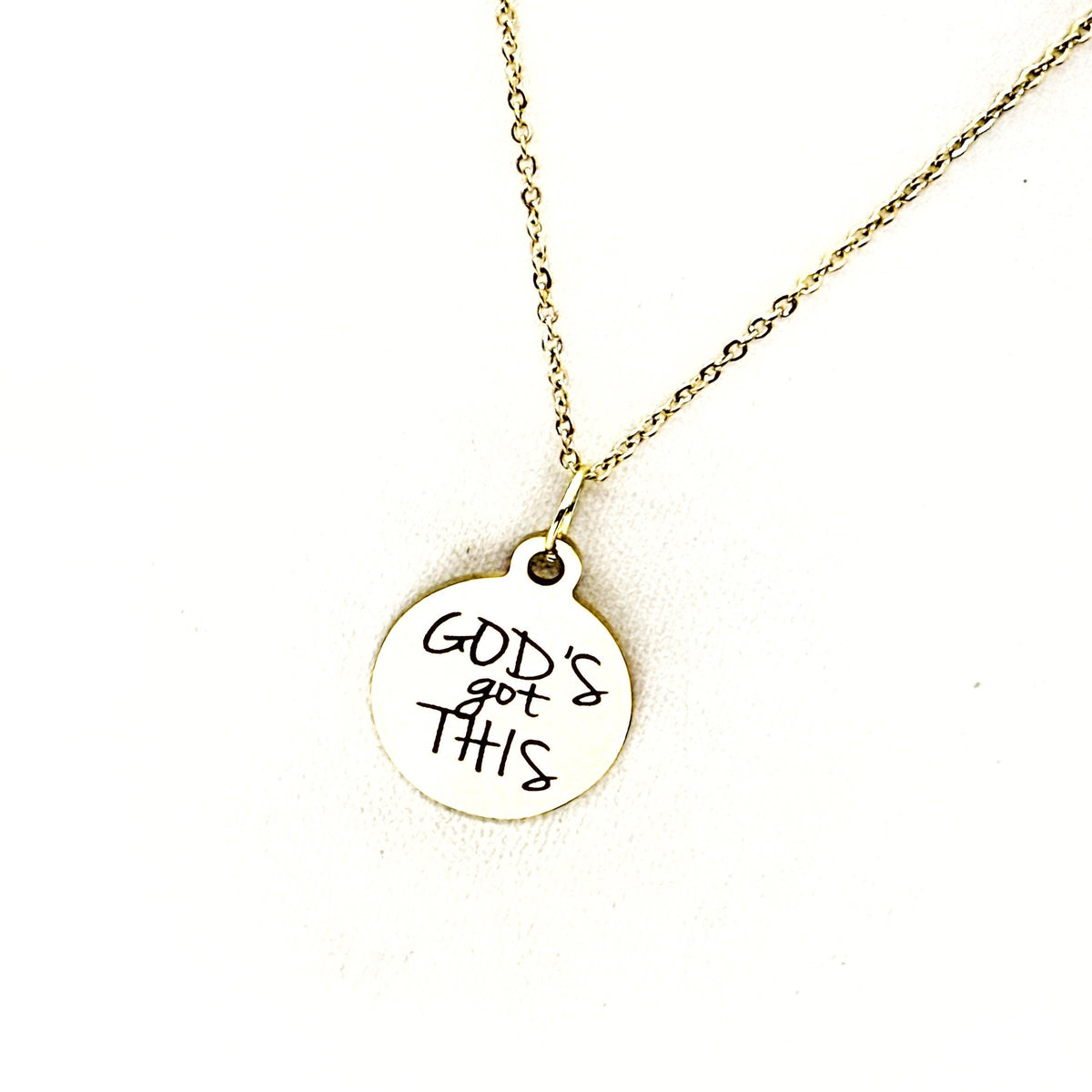 God’s Got This Goldtone Charm Necklace