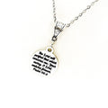 Psalm 138 8 The Lords Mercy Endures Forever Necklace, Faith Jewelry, Christian Woman Gift, Daughter Gift, Encouraging Her, Scripture Verse
