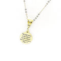 The Light Shines In The Darkness Pendant Necklace, John 1 5, Scripture Jewelry, Protection Gift, Going To College, Daughter, Light of Life