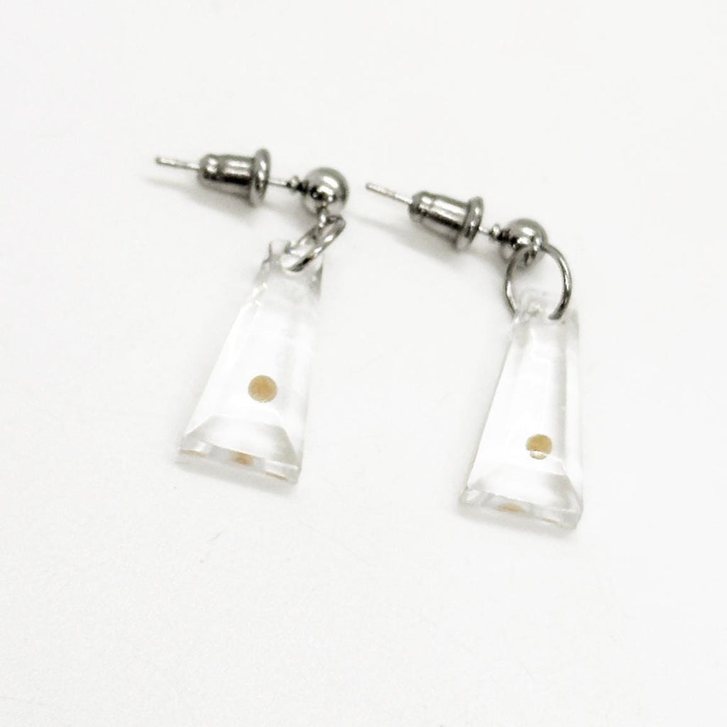Mustard Seed 1 Inch Resin Earrings,  Mustard Seed Jewelry, Matthew 17 20, Mustard Seed Faith Jewelry, Bible Verse Gift, Scripture, Faith