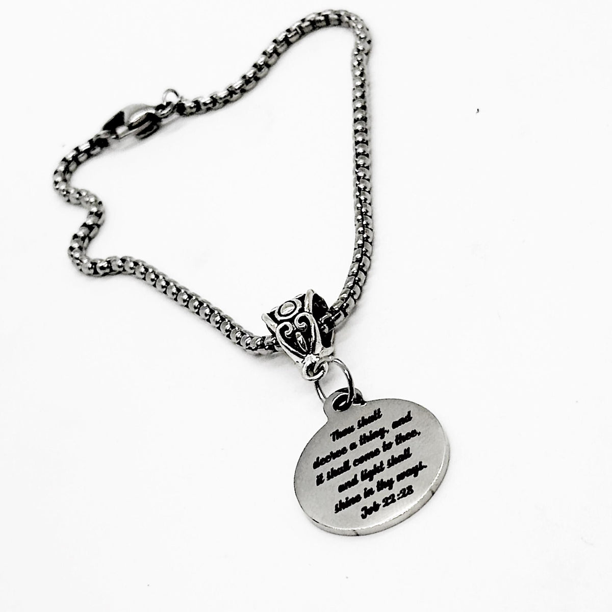 “Decree a Thing and It Will Come to Thee” Charm Bracelet — Job 22:28