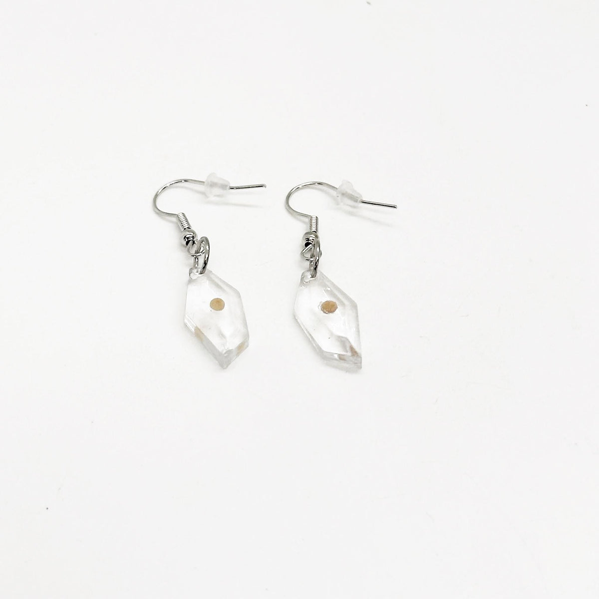 Mustard Seed Resin Hook Style Earrings,  Mustard Seed Jewelry, Matthew 17 20, Mustard Seed Faith Jewelry, Bible Verse Gift, Scripture, Faith