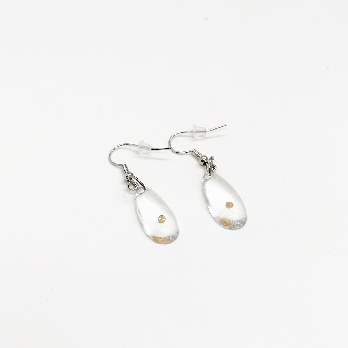 Mustard Seed Teardrop Resin Hook Style Earrings,  Mustard Seed Earrings, Matthew 17 20, Faith Jewelry, Bible Verse Gift, Scripture, Faith