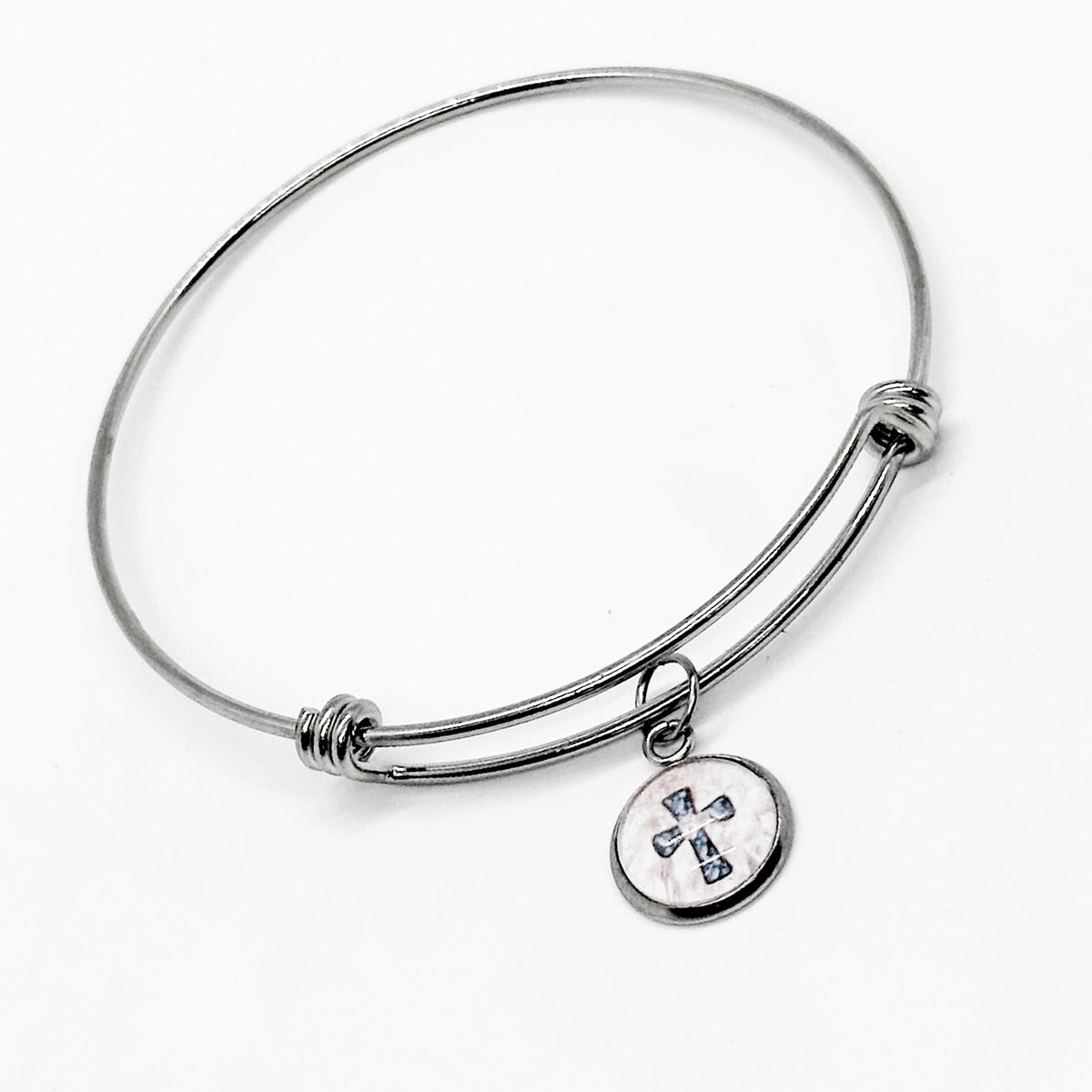 Cross Charm Bracelet, Faith Gift, Daughter, Granddaughter, Baptism, Sunday School Gifts For Her, Christian, Believer Gift
