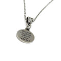 When I Am Afraid I Trust In God Pendant Necklace,  Psalm 56 3, Faith Gift, Scripture Jewelry, Christian Jewelry, Baptism Gift, Believer