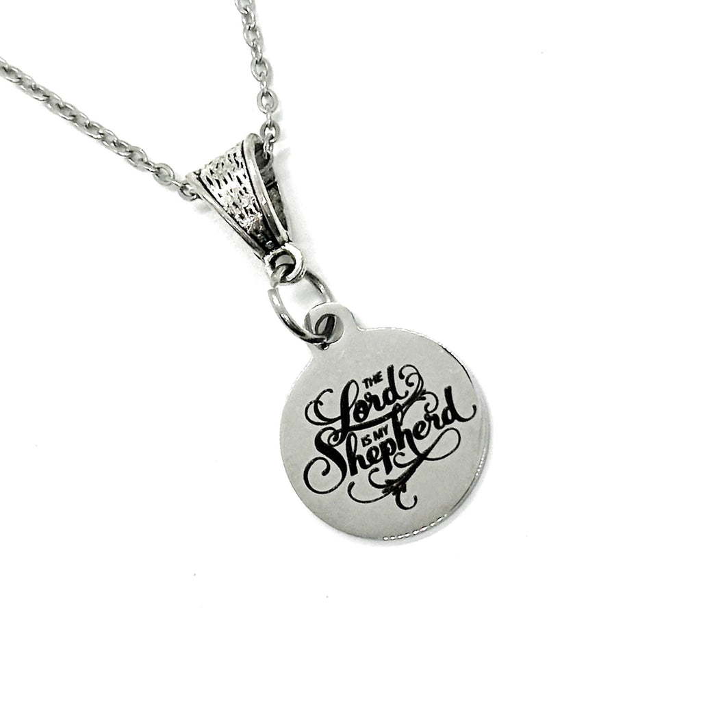 “The Lord Is My Shepherd” Pendant Necklace — Psalm 23