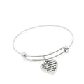 Godmother Charm Bracelet Stainless Steel Heart Thank You Gift For Godmother Baptism Jewelry Godmothers Are A Blessing Adjustable Bangle