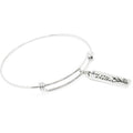 Stainless Steel Love One Another Bracelet, Inspirational Quote Jewelry Religious Gift Faith Bracelet Encouragement Bangle For Her