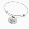 Psalm 121 7 Bracelet The Lord Will Keep You From Harm Stainless Steel Engraved Charm Cross Cut Out Christian Faith Jewelry Gift