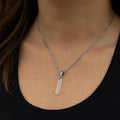 Mustard Seed Faith Necklace Stainless Steel Link Chain Resin Bar Pendant Christian Jewelry Inspired By Matthew 17 20 By JKCE Designs