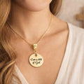 I Am A Child Of God Necklace Gold Plated Christian Jewelry Faith Necklace Inspirational Gift Religious Charm For Women