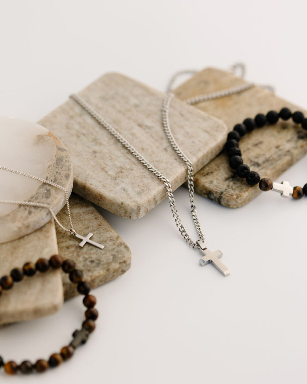 Noah Stainless Steel Cross Chain